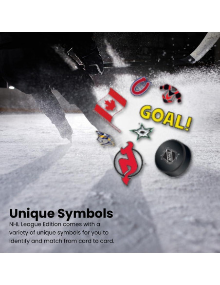 Juego de Cartas NHL Spot It MasterPieces - 55 Cartas, 5 Mini-Juegos
