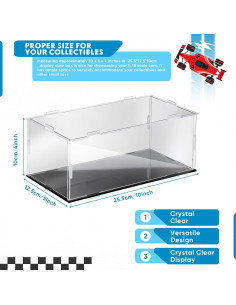 Caja de Exhibición Acrílica Transparente DoubleFill 1:24 2