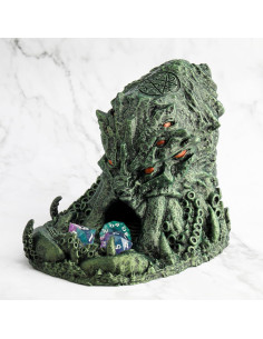 Torre de Dados AUSPDICE Cueva de Cthulhu con Bandeja 3D 2