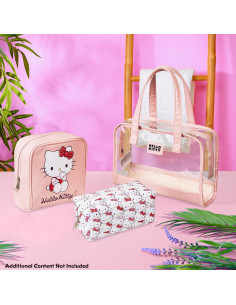 Conjunto de 3 Bolsas de Aseo Hello Kitty - Estuche de Maquillaje 2