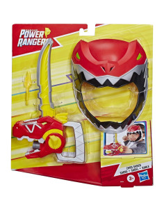 Máscara de Juego Ranger Rojo Power Rangers + Espada Zord 2