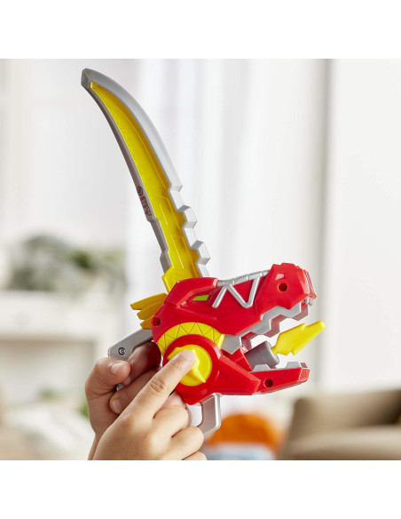 Máscara de Juego Ranger Rojo Power Rangers + Espada Zord