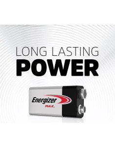 Batería Alcalina Energizer MAX 9V - 1 Paquete - Duradera 2