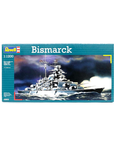 KIT de Modelo de Plástico Bismarck Revell 1:700 Detallado