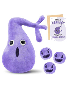 Conjunto de Peluche Vesícula Biliar WinnerWhy con Tarjeta