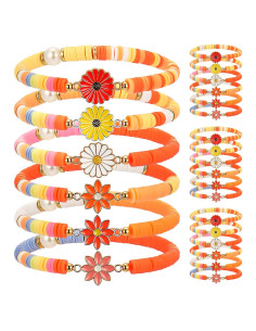 Conjunto de 24 Pulseras Groovy Retro Landical para Fiesta