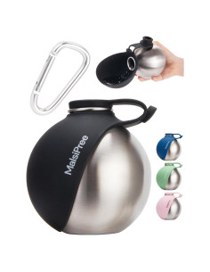 Botella de Agua para Perros MalsiPree 295 ml Aislada Negra