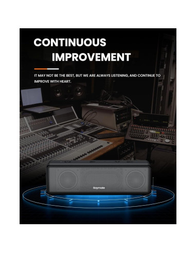 Altavoz Bluetooth Raymate R5 30W IPX7 Estéreo Portátil