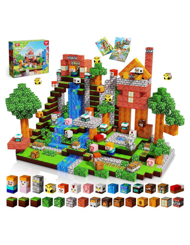 200PCS Bloques Magnéticos del Bosque Goody King - Juguete Educativo STEM