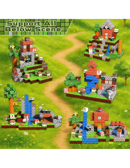 200PCS Bloques Magnéticos del Bosque Goody King - Juguete Educativo STEM