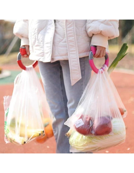 Asa Portabolsas de Supermercado Rojo - Soporte ABS 25kg