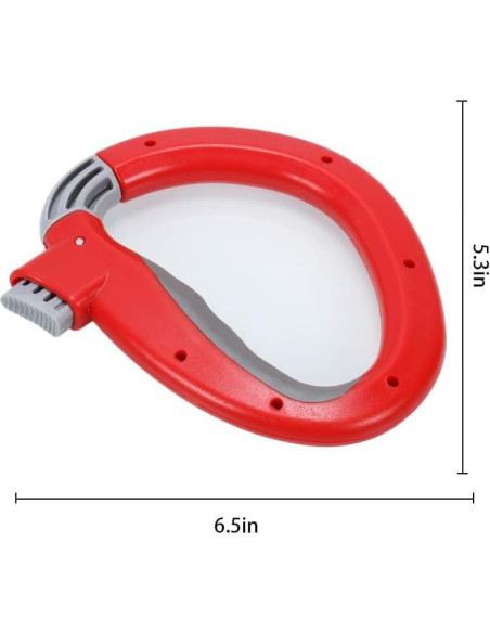 Asa Portabolsas de Supermercado Rojo - Soporte ABS 25kg