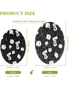 Esponjas de Fregar Halloween Jihqo 3PCS Antirayaduras 9x6.5cm 2