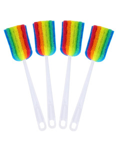 Limpiador de Botellas 4PCS INVODA con Mango Largo y Almohadilla