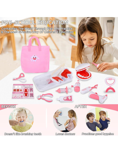 Kit de Dentista para Niños Gifts2U - 42 Piezas Educativas