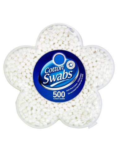 Bastoncillos de Algodón R-NEU 500 Unidades Doble Punta