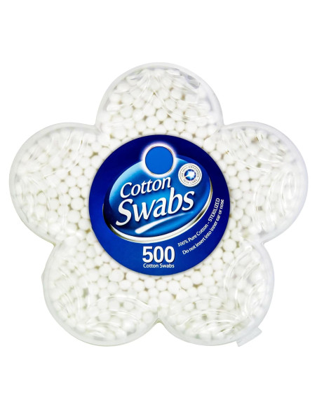 Bastoncillos de Algodón R-NEU 500 Unidades Doble Punta