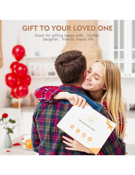 Toalla de Microfibra OEAGO para Cabello - 3 Unidades Anti Frizz