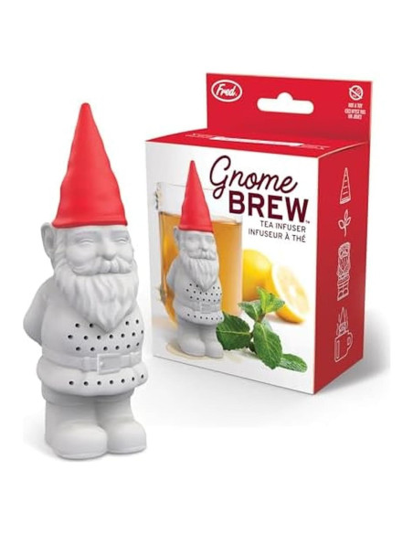 Infusor de Té Gnomo de Jardín Genuine Fred Gnome Brew