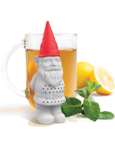 Infusor de Té Gnomo de Jardín Genuine Fred Gnome Brew
