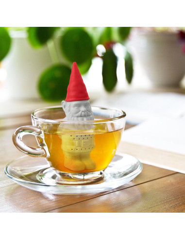 Infusor de Té Gnomo de Jardín Genuine Fred Gnome Brew