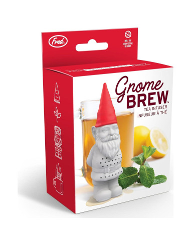 Infusor de Té Gnomo de Jardín Genuine Fred Gnome Brew