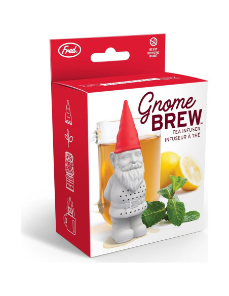 Infusor de Té Gnomo de Jardín Genuine Fred Gnome Brew
