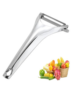 Pelador de Acero Inoxidable ANMIOU Y Pro Ergonómico 16 cm