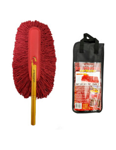 Duster de Coche California 62442 Rojo con Mango de Madera