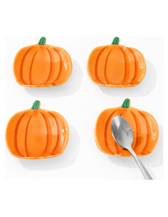 Soporte para Cucharas de Cerámica Whaline - 4 Piezas Otoño