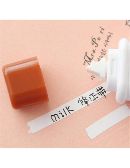 4 Cintas Correctoras de Plástico Genérico 6M - Estilo Botella