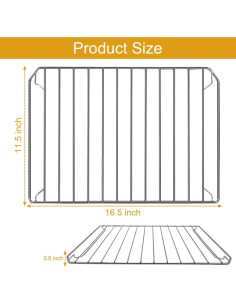 Rejilla de Horno Tostador BLACK+DECKER 16.5x11.5 cm Acero Inoxidable 2