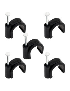 Clips de Cable Ethernet Mini Skater 100-Pack 14mm con Clavo