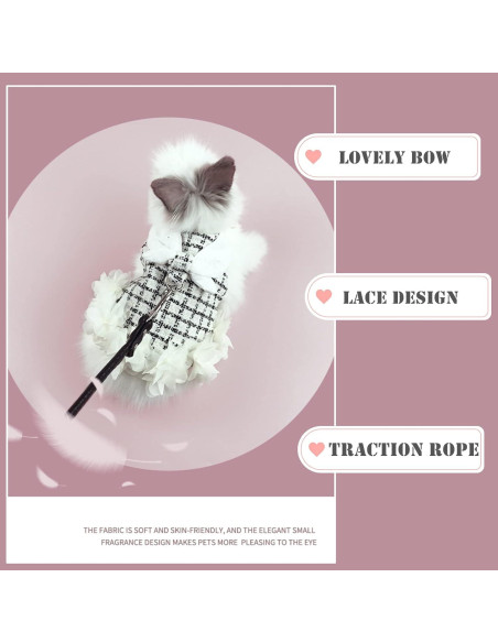 Arnés y Correa Ajustable Kcjuoam para Conejos y Cobayas