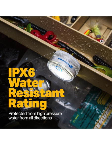 Luces Puck Micro LED LUXPRO - Paquete de 5 Impermeables