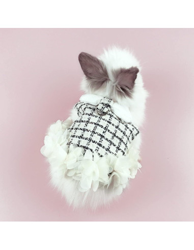 Arnés y Correa Ajustable Kcjuoam para Conejos y Cobayas