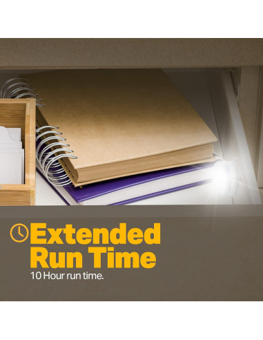 Luces Puck Micro LED LUXPRO - Paquete de 5 Impermeables