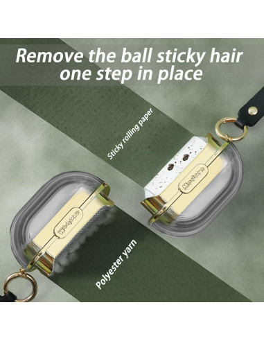 Rodillo Quitapelusas Portátil Biunnru 4 Pcs Doble Cara