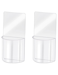 Soportes para Control Remoto Yeeco - 2 Piezas Autoadhesivas 16.3x9x4cm