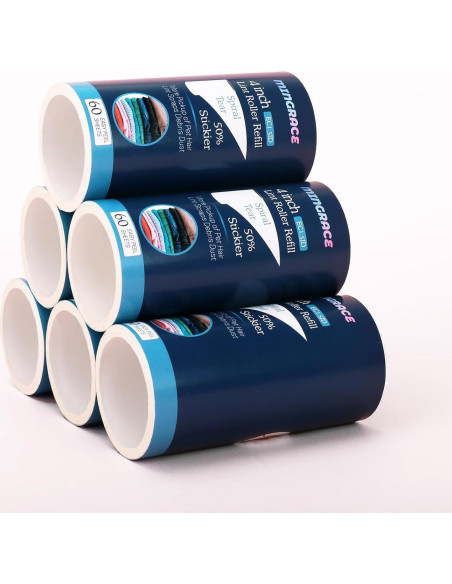 Recargas Rodillo Quitapelusas Evercare 360 Hojas Extra Pegajosas