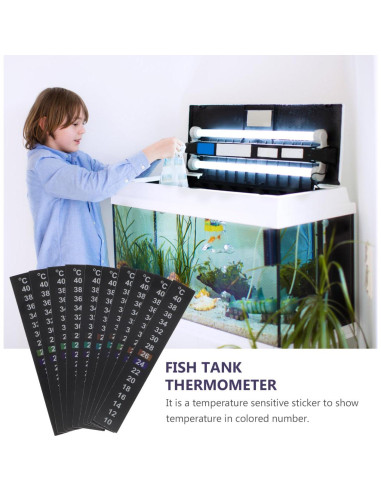 Cinta Termómetro Adhesiva Didiseaon 10 Pcs 10C a 40C