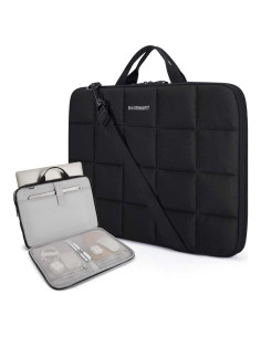 Funda para Laptop 15-16" BAGSMART Acolchada Negra con Correa
