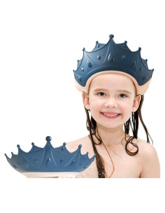 Gorro de Ducha para Bebés FUSACONY Azul - Protección Ojos y Oídos