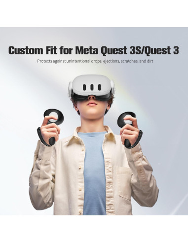 Cubiertas de Agarre TRILINK para Controladores Meta Quest 3S/3