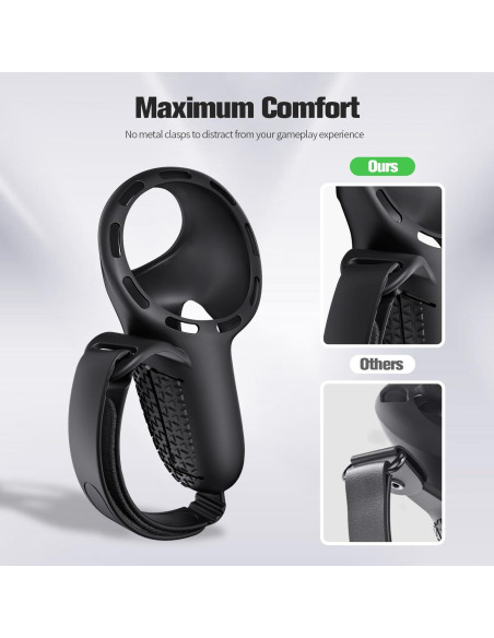 Cubiertas de Agarre TRILINK para Controladores Meta Quest 3S/3