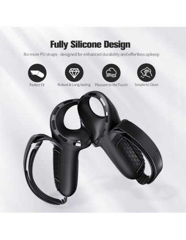 Cubiertas de Agarre TRILINK para Controladores Meta Quest 3S/3