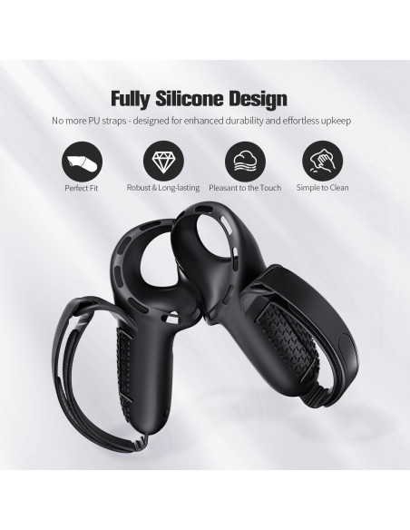 Cubiertas de Agarre TRILINK para Controladores Meta Quest 3S/3