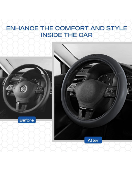 Funda de Volante Skechers Gris - Espuma Memoria 37-38 cm