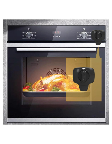 Bloqueo de Puerta de Horno a Prueba de Niños Negro - 1 Pcs