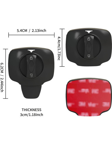 Bloqueo de Puerta de Horno a Prueba de Niños Negro - 1 Pcs